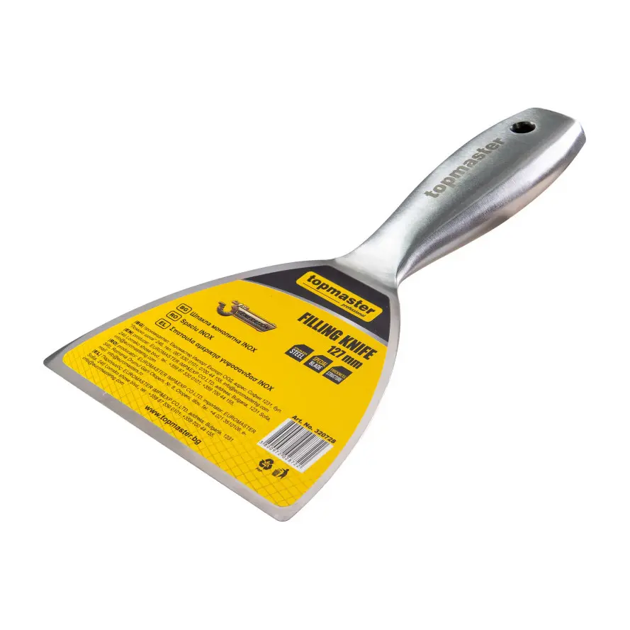 Шпакла монолитна INOX 127мм Topmaster Professional, (35929860)