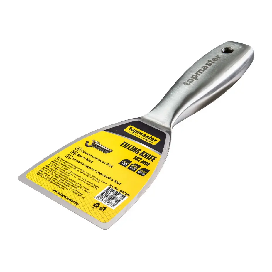 Шпакла монолитна INOX 102мм Topmaster Professional, (35929859)