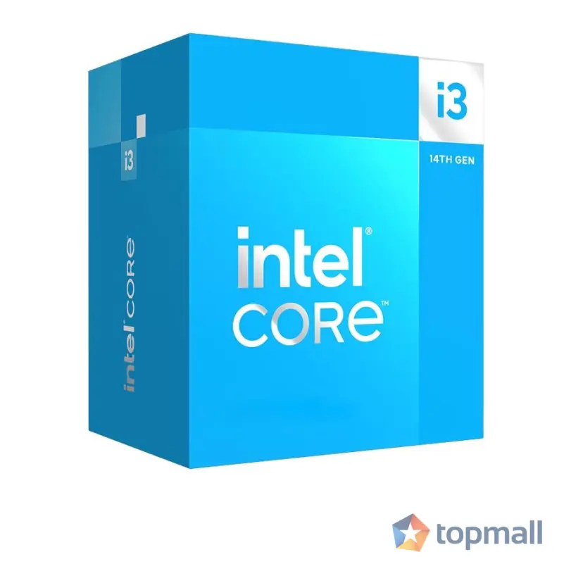 Процесор Intel Raptor Lake Core i3-14100, 4 Cores, 3.5GHz, 12MB, LGA1700, 60W, BOX, (35937251)