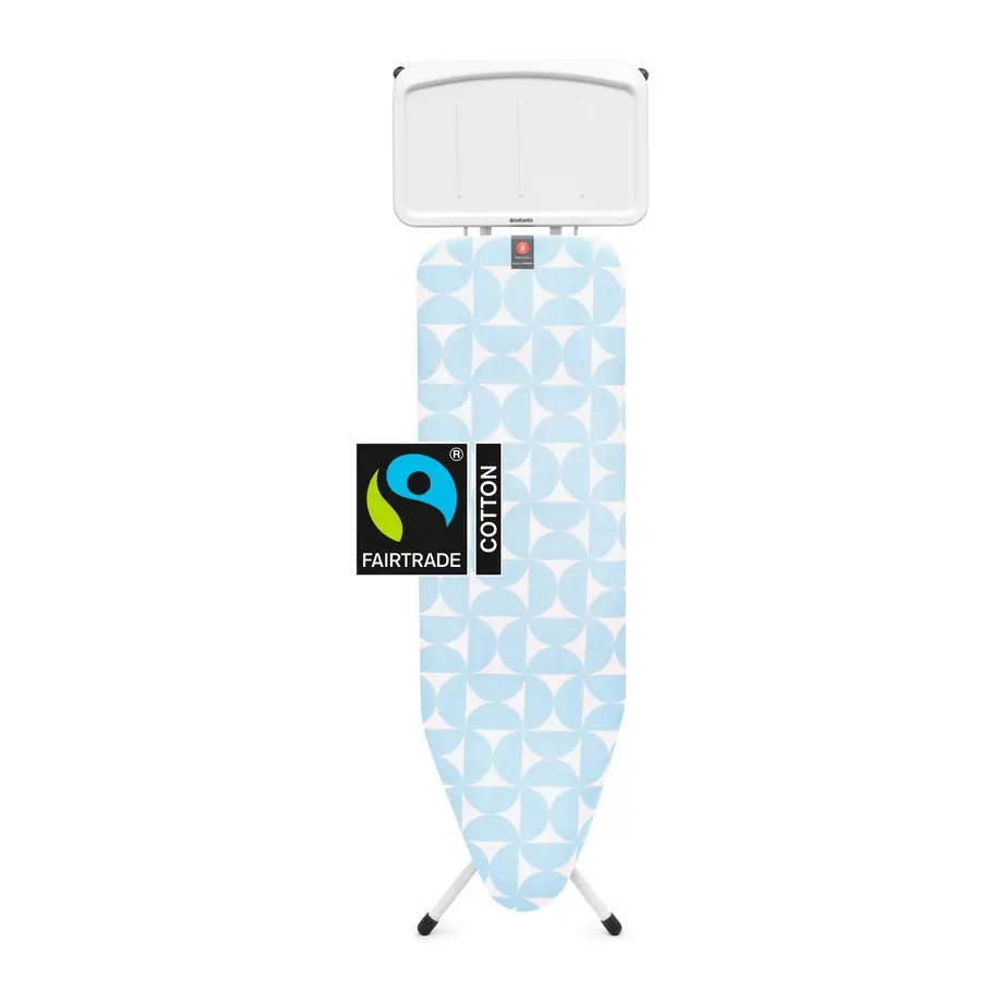 Маса за гладене Brabantia B 124x38cm с поставка за парогенератор, PerfectFlow Fresh Breeze, (35943685)