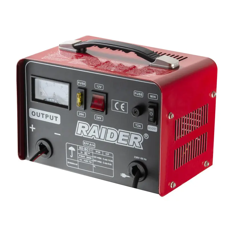 Зарядно за акумулатор 12/24V 7/3.5A RAIDER RD-BC11, (35925096)
