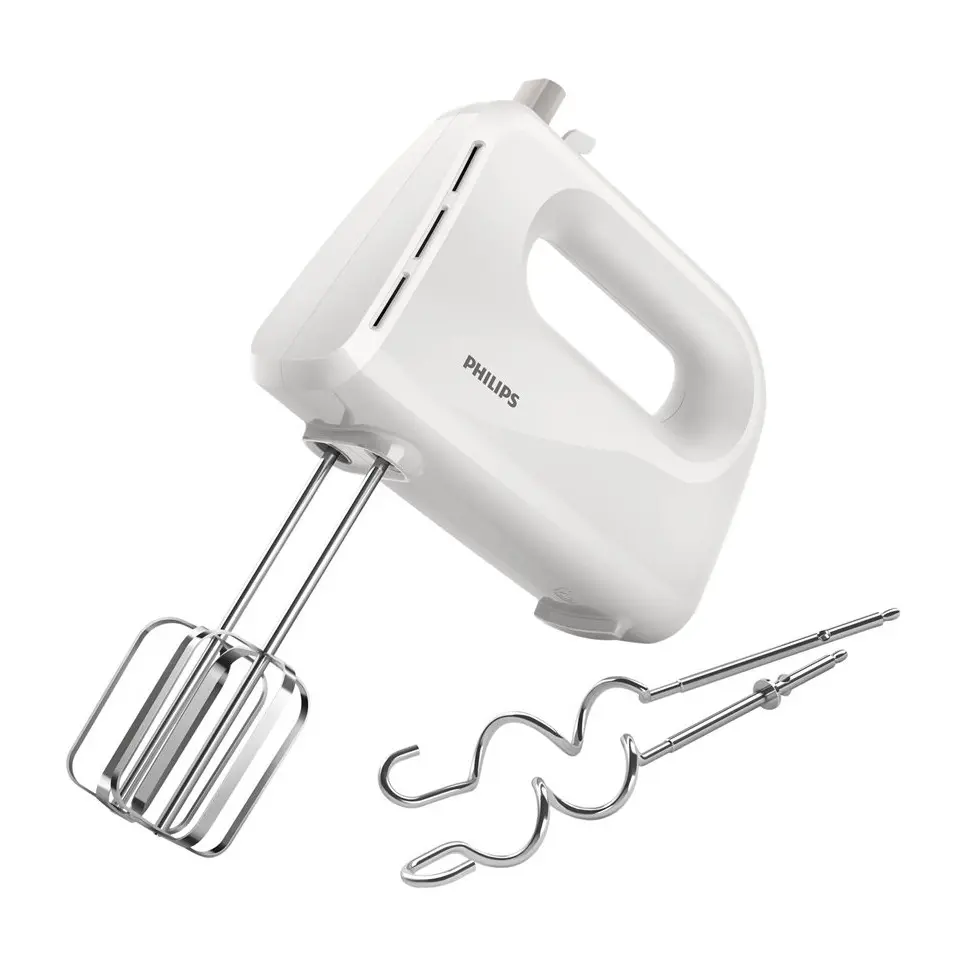 Миксер PHILIPS HR3705/00, 300 W, 5 скорости, Turbo, Бял