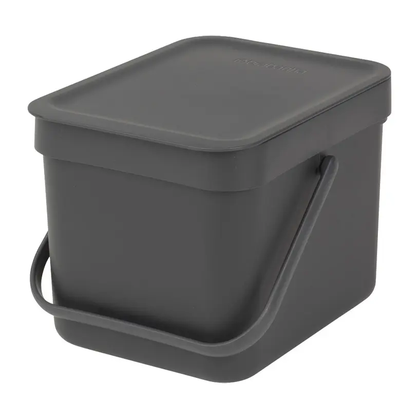 Кош за смет за разделно събиране Brabantia Sort&Go 6L, Grey, (35941064)