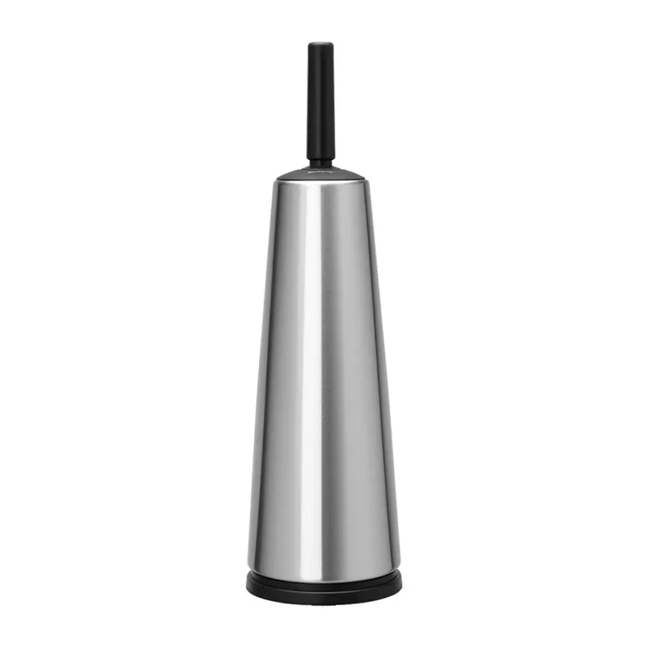 Четка за тоалетна Brabantia ReNew Matt Steel с черна дръжка, (35940712)