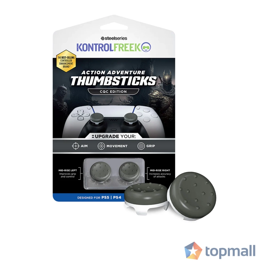 Аксесоар KontrolFreek Action Adventure Thumbsticks CQC Grey, (35936878)