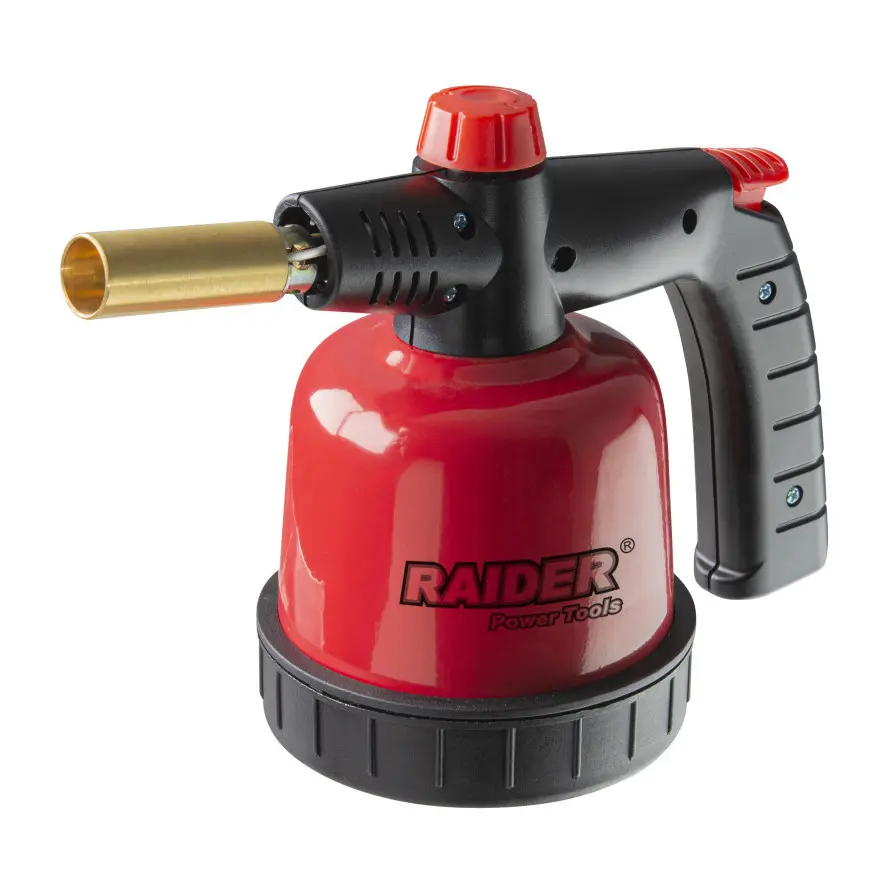Горелка метална за патрон 190g с пиезо RAIDER RD-BT02, (35928222)