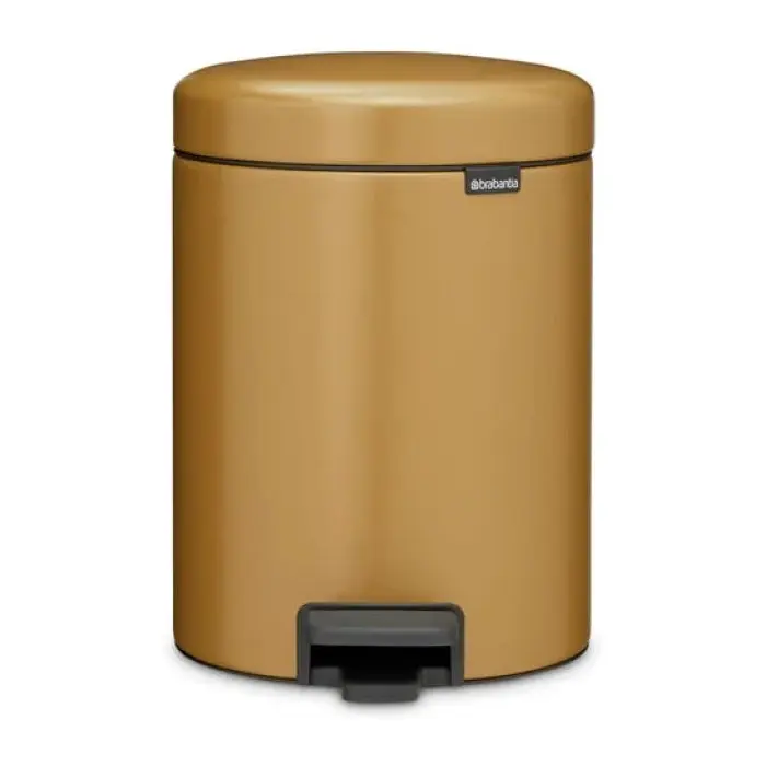 Кош за смет с педал Brabantia NewIcon 5L, Warm Gold, (35947037)