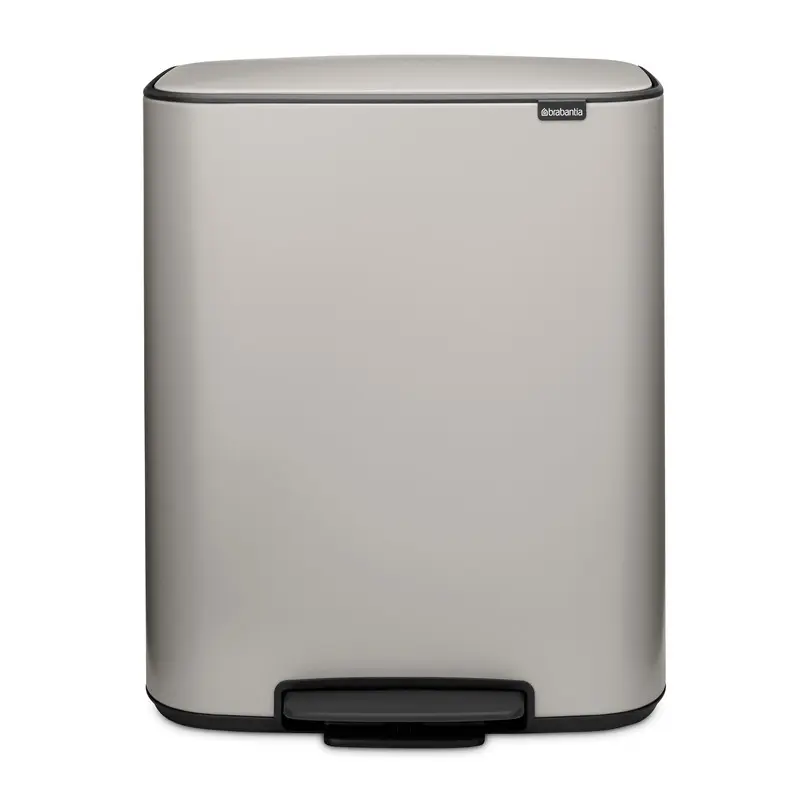 Кош за смет Brabantia Bo Pedal 60L, Soft Grey (35948224)