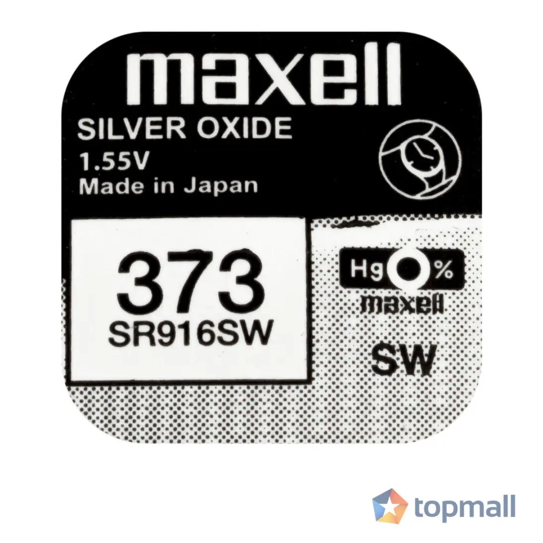 Бутонна батерия сребърна MAXELL SR916 SW /373/1.55V, (35932596)
