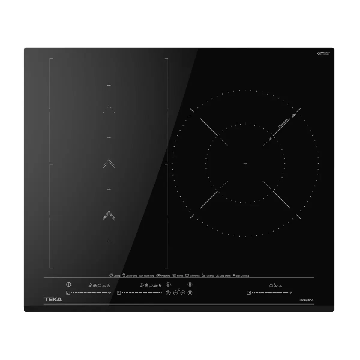 Индукционен плот IZS67620 SLIDECOOKING, с 3 зони, 1 FLEX зона, 8 CHEF MasterSense функции, (35948864)