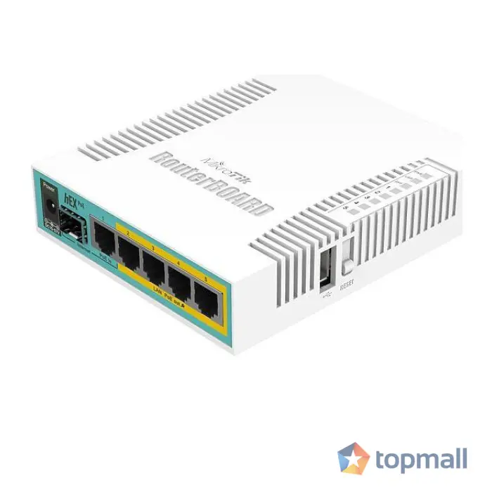 Рутер MikroTik RB960PGS, 5 x 10/100/1000, hEX PoE, (35933961)