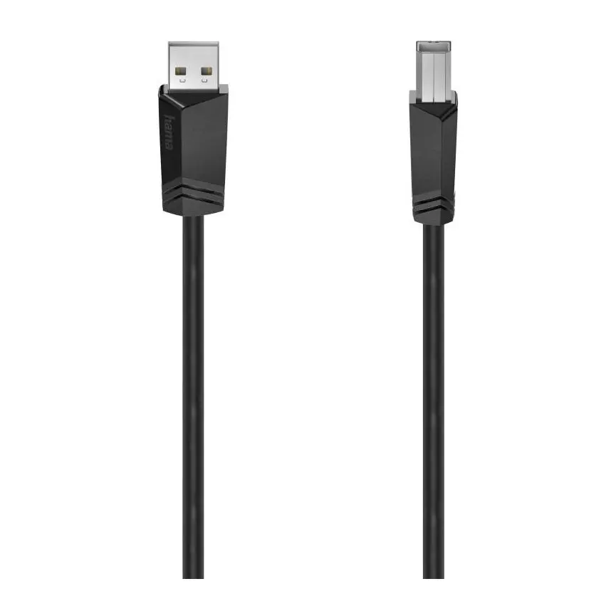 Кабел А-В, USB 2.0, HAMA-200602, (35936331)