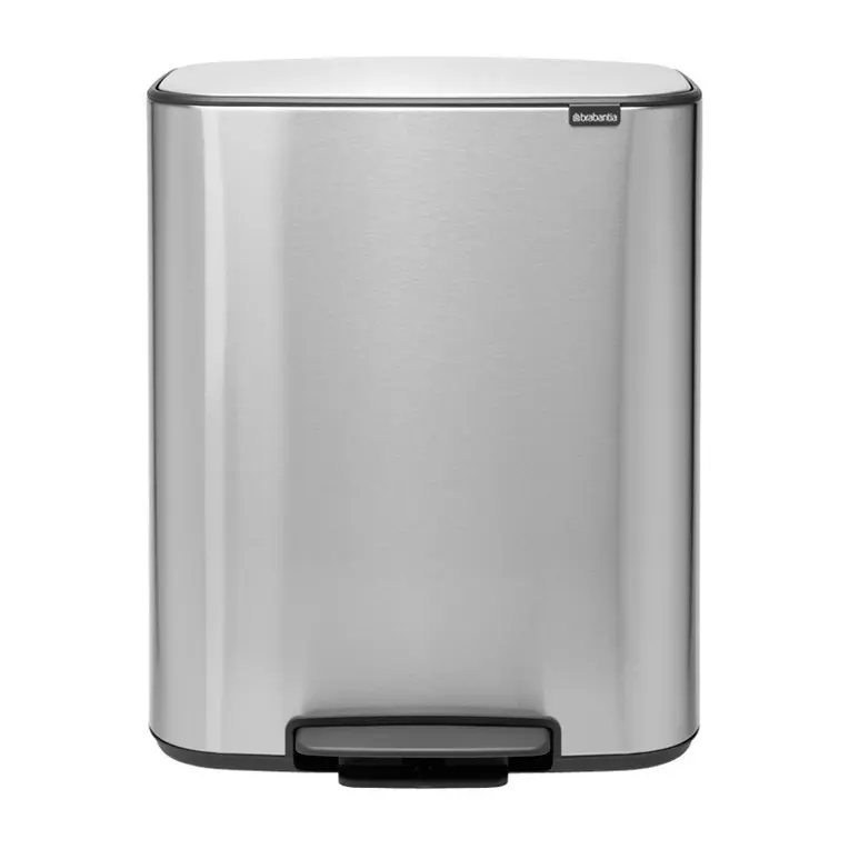 Кош за смет Brabantia Bo Pedal 60L, Matt Steel Fingerprint Proof, (35941847)