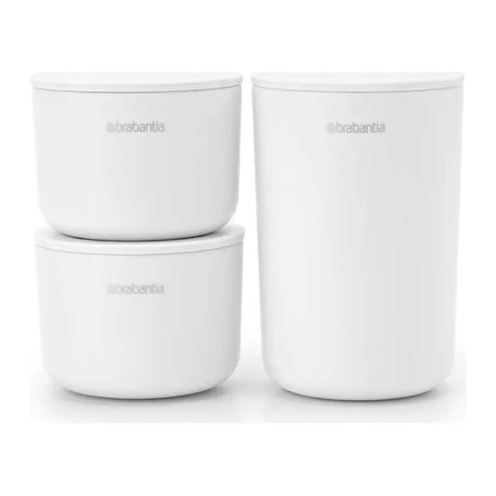 Комплект за съхранение на принадлежности Brabantia ReNew White 3 части, (35942072)