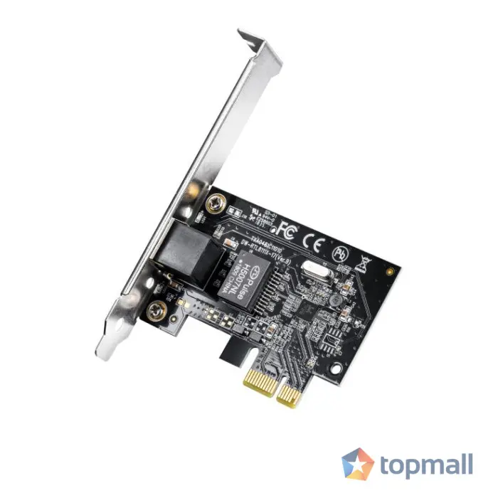 Мрежова карта Cudy PE10, PCIe, 3-бандов, 1 x 10/100/1000 Mbps, (35936299)