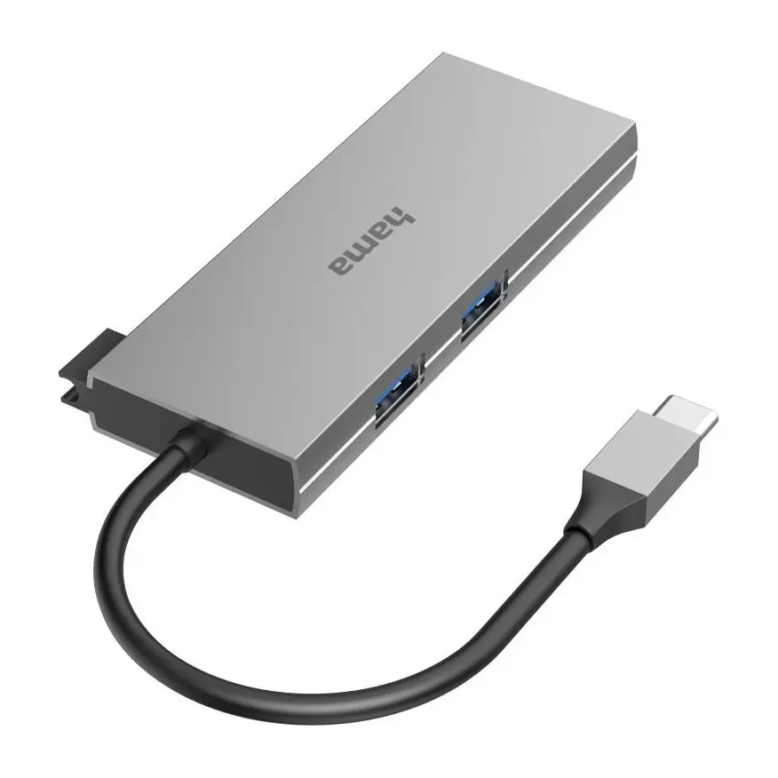 6-портов хъб USB-C, 2 x USB-A, USB-C, HDMI, SD, microSD, (35935945)