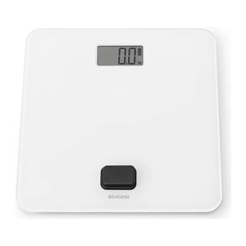 Дигитална везна за баня Brabantia ReNew White, работа без батерии, (35944285)