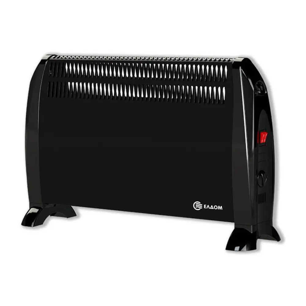 Конвектор Елдом CF2000-BL, 2kW, 3 степени на мощност, Черен, (13280)