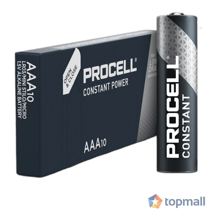 Алкална батерия LR03 1,5V A1A 10pk опаковка CONSTANT MN2400 PROCELL, (35937346)