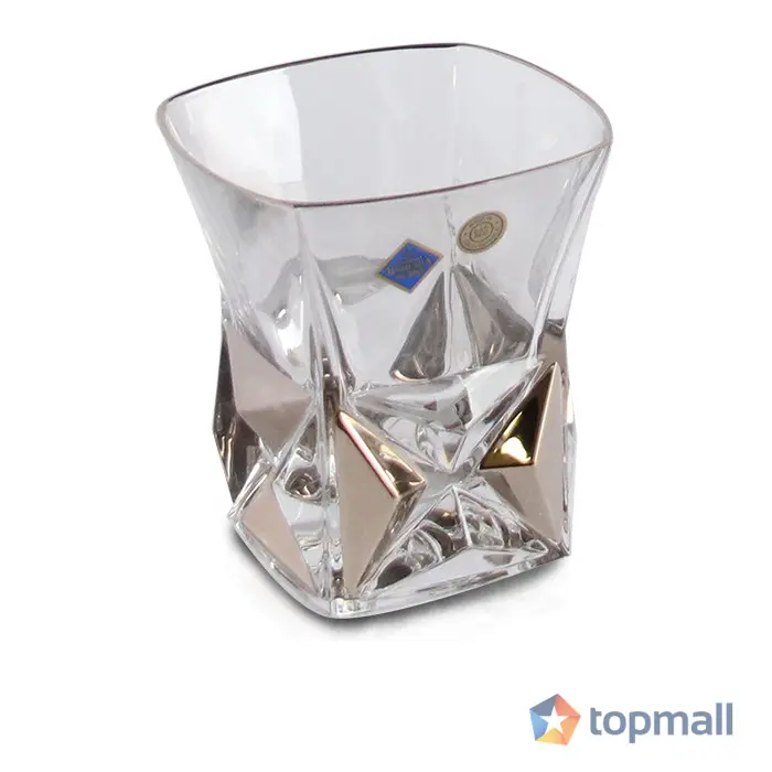 Чаша за уиски Bohemia 1845 Pyramida Platinum 280ml, 6 броя, (35942548)