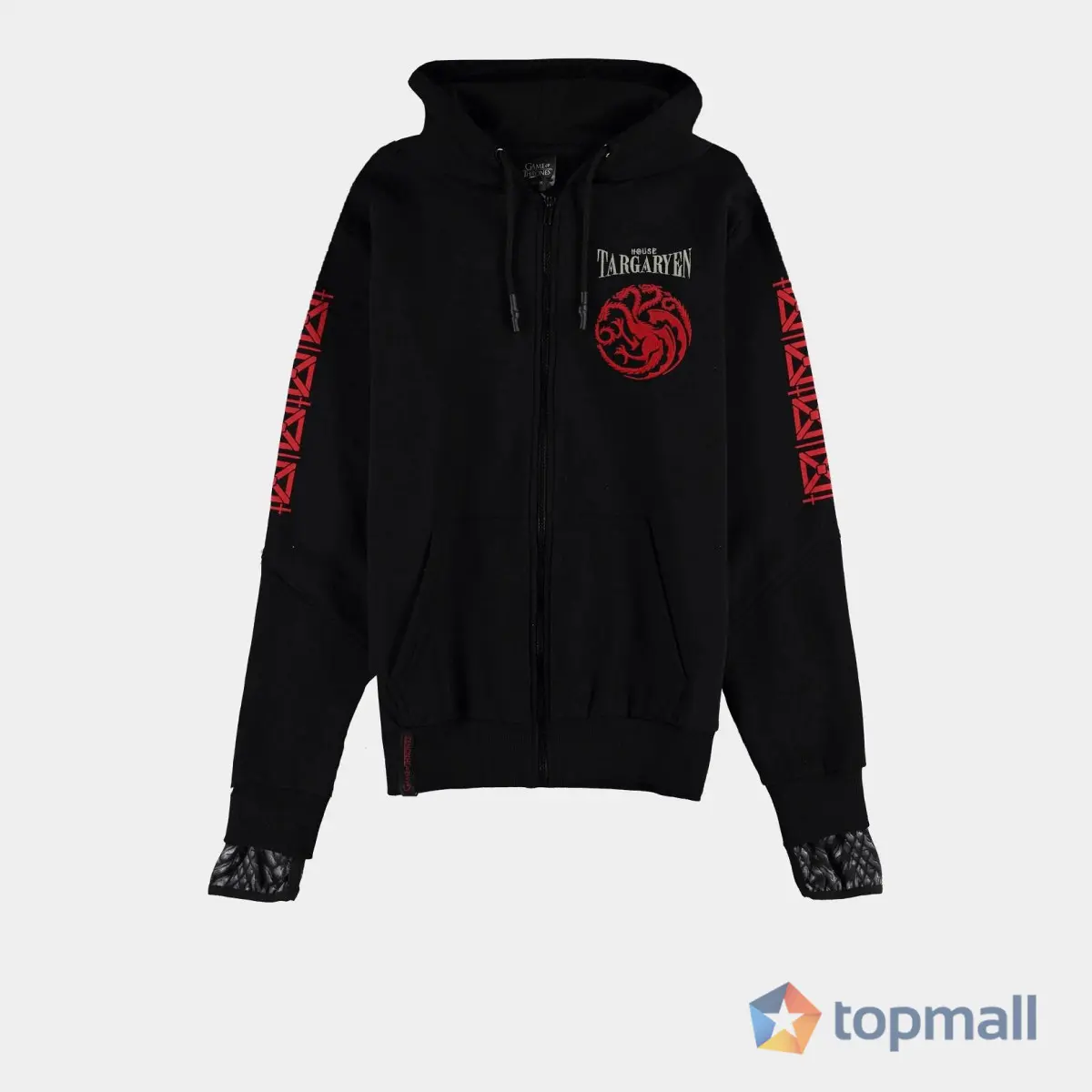 Суичър DIFUZED GOT - House Of The Dragon - Men's Hero Item Zipper, M, (35938711)