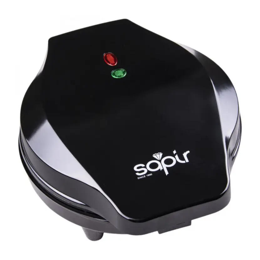 Гофретник SAPIR SP 1442 GF, 1200W, 5 сърцевидни гнезда, Черен, (18097)