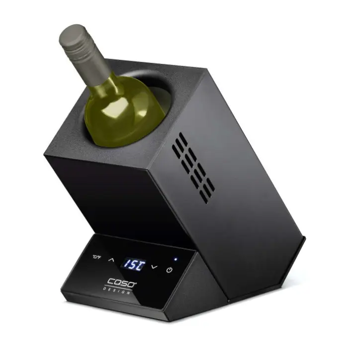Електрически охладител за една бутилка вино Caso Wine Case One Black