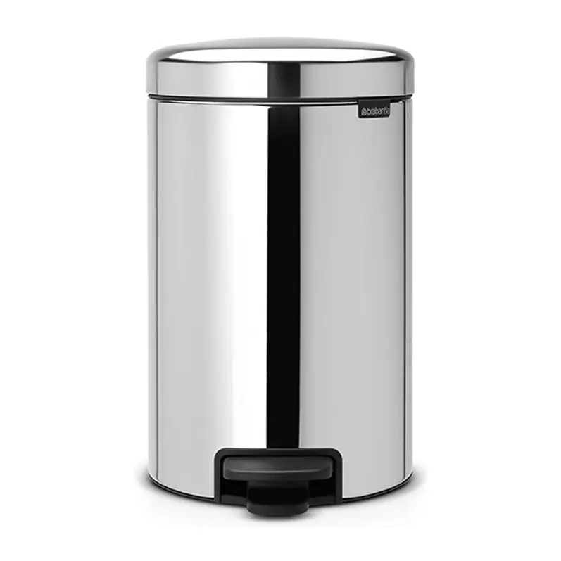 Кош за смет с педал Brabantia NewIcon 12L, Brilliant Steel, (35941079)