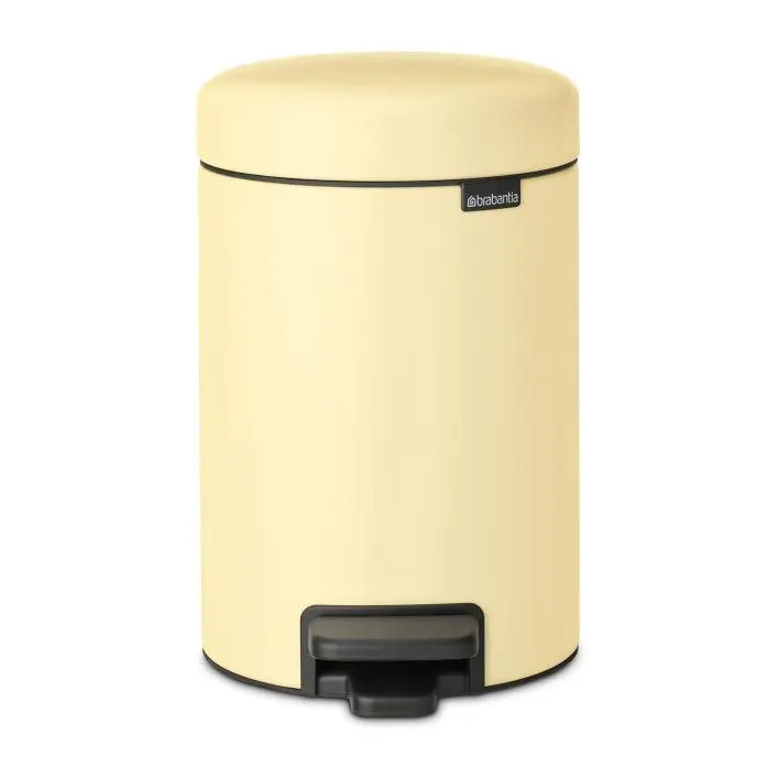 Кош за смет с педал Brabantia NewIcon 3L, Mellow Yellow, (35943306)