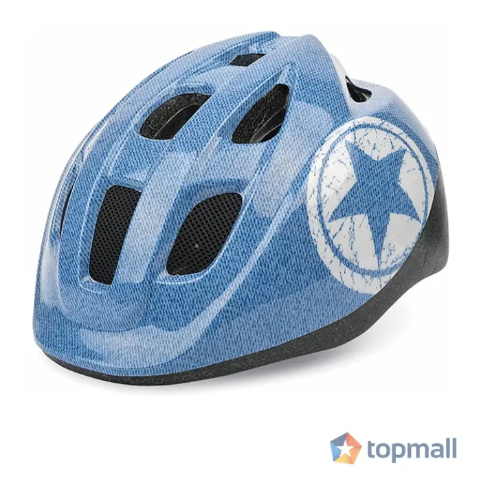 Аксесоар за велосипед Polisport, JUNIOR HELMET - JEANS ( S= 52/ 56 ), BLUE / WHITE - 8740400019 Каски, 13525