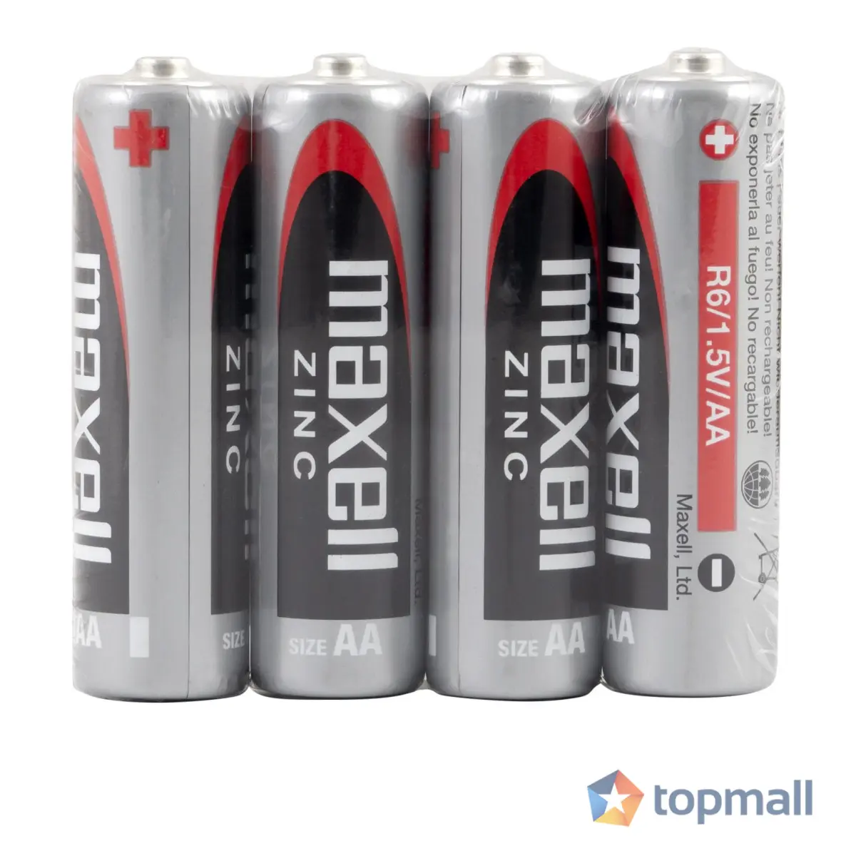Цинк Манганова батерия MAXELL R6 4 бр. shrink 1.5 V, (35932539)