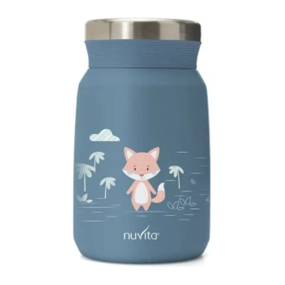 Контейнер за храна 4472 Nuvita 500мл, Powder Blue, (17327)
