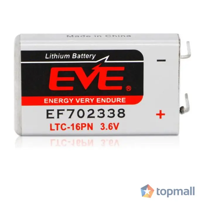 Литиево тионилхлоридна батерия LTC-16PN industrial 3,6V 1600mAh EVE BATTERY, (35934461)