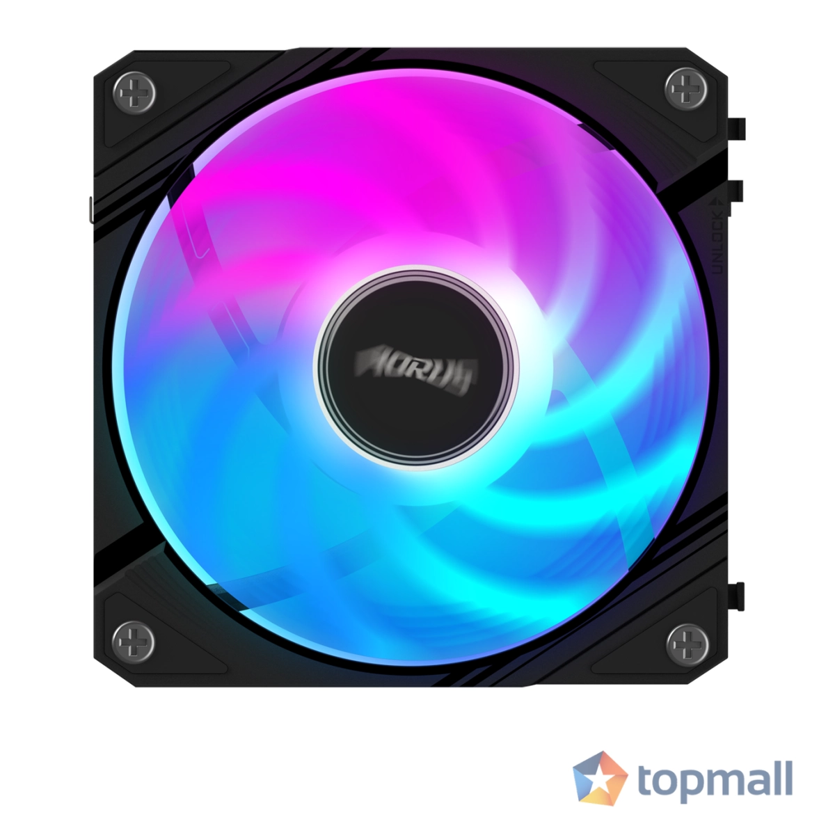 Вентилатор GIGABYTE AORUS EZ CHAIN 120 Black ARGB, (35938512)