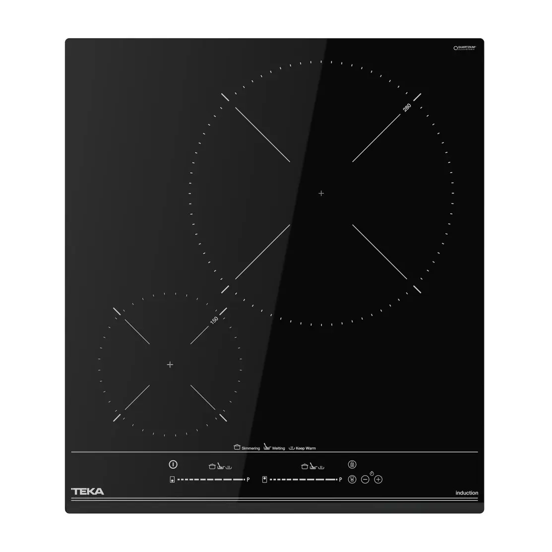 Индукционен плот IZC42400, с 2 зони, 3 CHEF MasterSense функции, (35948862)