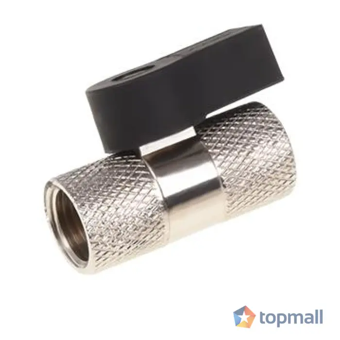 Сферичен кран Alphacool Eiszapfen, Двупосочен, G1/4, Сребрист, (35936404)