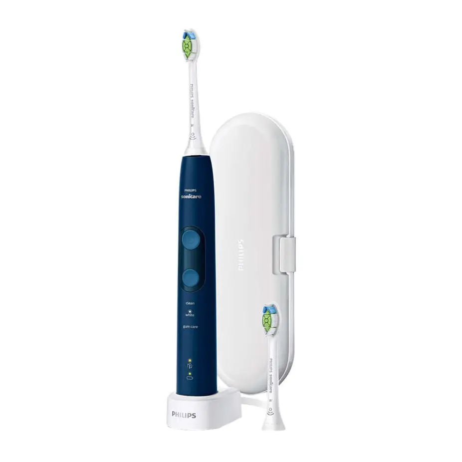 PHILIPS Четка за зъби с акумулаторна батерия ProtectiveClean калъф за съхранение синя