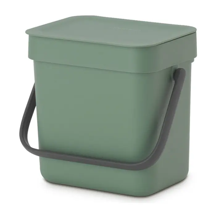 Кош за смет за разделно събиране Brabantia Sort&Go 3L, Fir Green, (35941859)