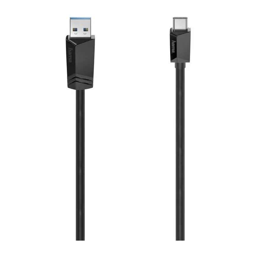 Кабел HAMA USB 3.2 Gen 2, USB-C мъжко - USB-A мъжко, 1 м, 10 Gbit/s.,3А, (35934405)