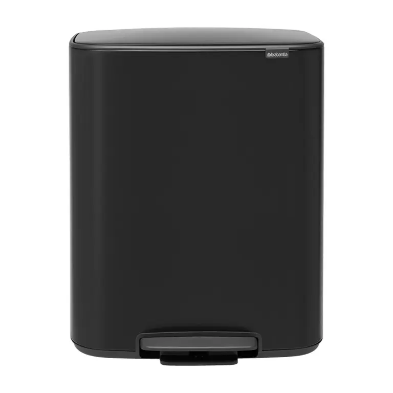 Кош за смет Brabantia Bo Pedal 60L, Matt Black, (35949746)