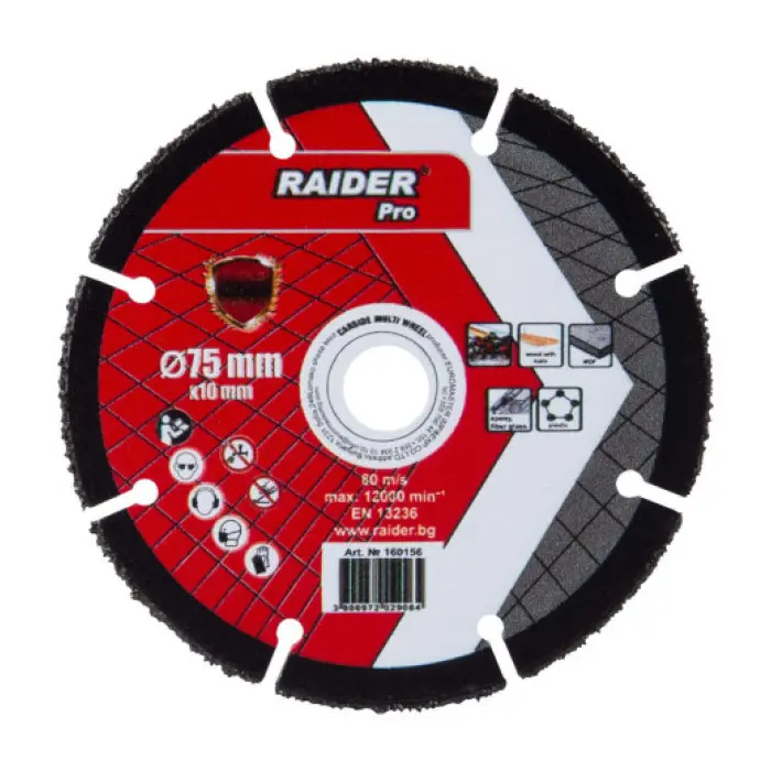 Диск за ъглошлайф Carbide Multi Wheel  75x10mm, (35930019)