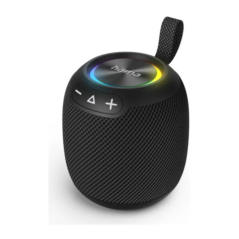 HAMA Блутут колонка 'Bomb 3.0' Bluetooth®, Waterproof IPX7, LED, 16 W, черна, (35940187)