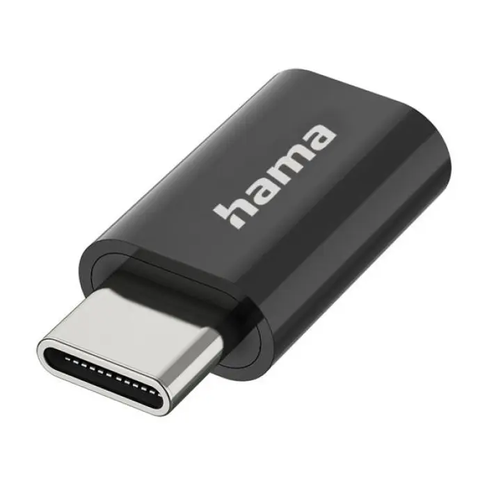 HAMA Адаптер, Micro-USB - USB-C, USB 2.0, OTG, 480 Mbit/s, (35939308)