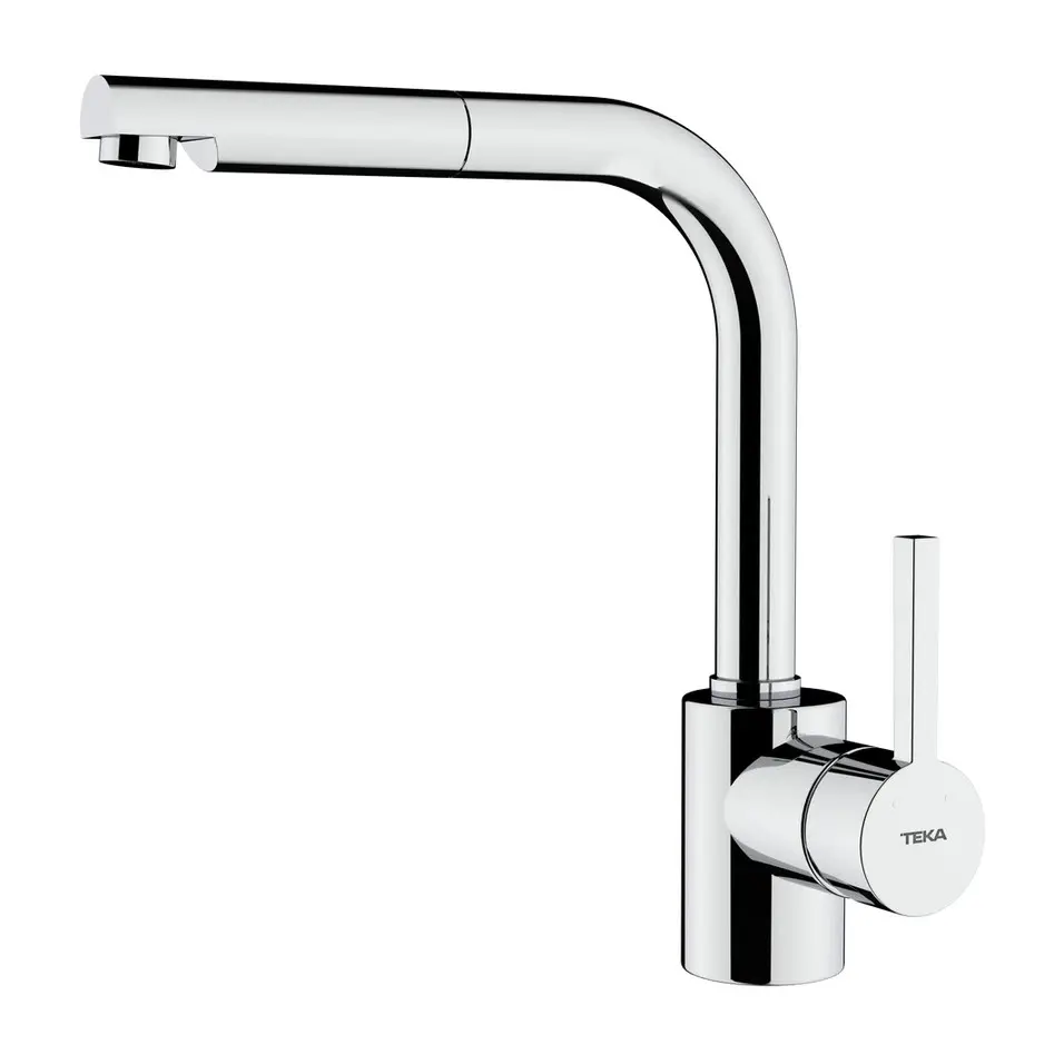 Кухненски смесител ARES 938 PULL OUT, изтеглящ се душ, въртящ се чучур, хром, (35949051)