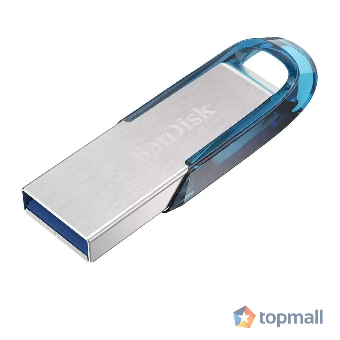 USB памет SanDisk Ultra Flair, USB 3.0, 128GB, син, (35938781)