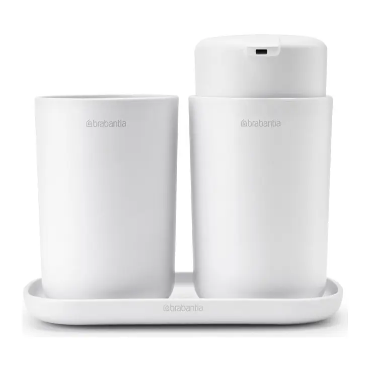 Комплект аксесоари за баня Brabantia ReNew White 3 части, (35941988)
