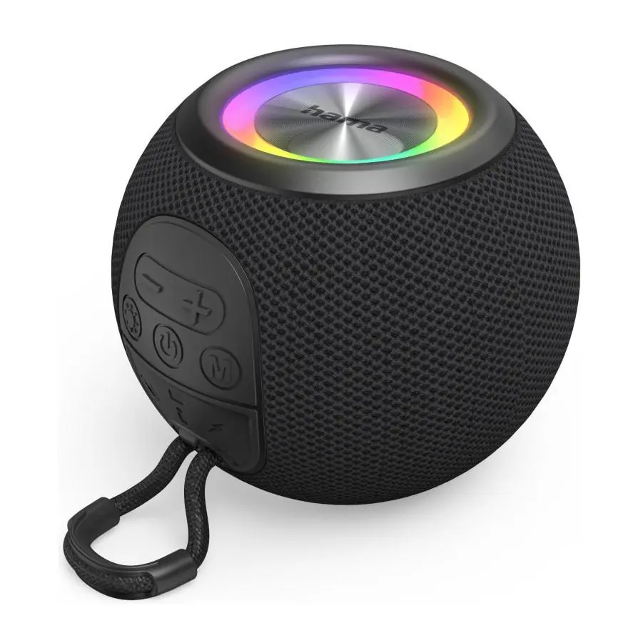 HAMA Блутут колонка 'Ball Shape Speaker', 5 светлинни режима, 5W, (35938821)