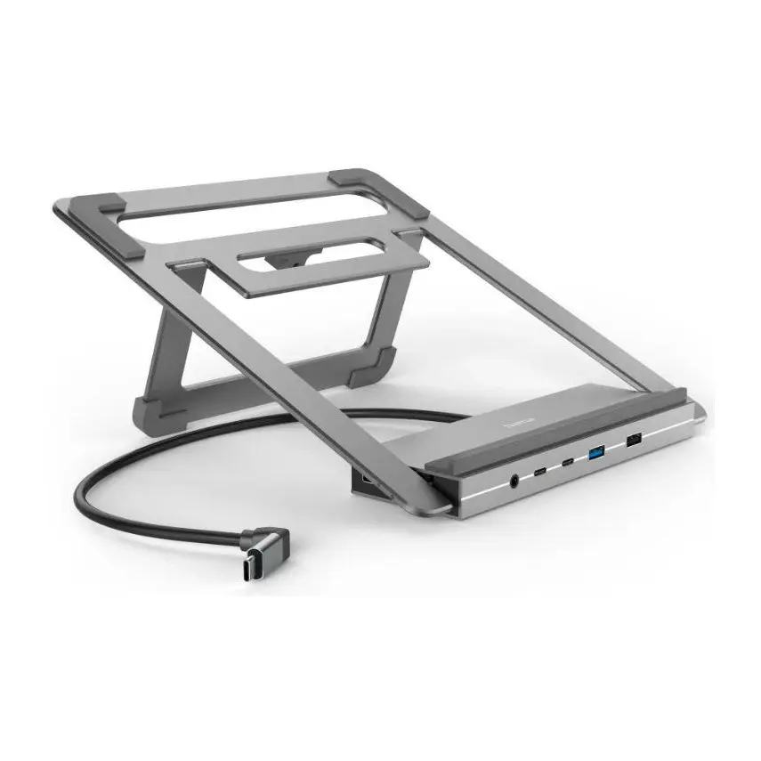 Докинг станция Hama 'Connect2Office Stand' USB-C, Стойка за лаптоп, 12 порта, (35936073)