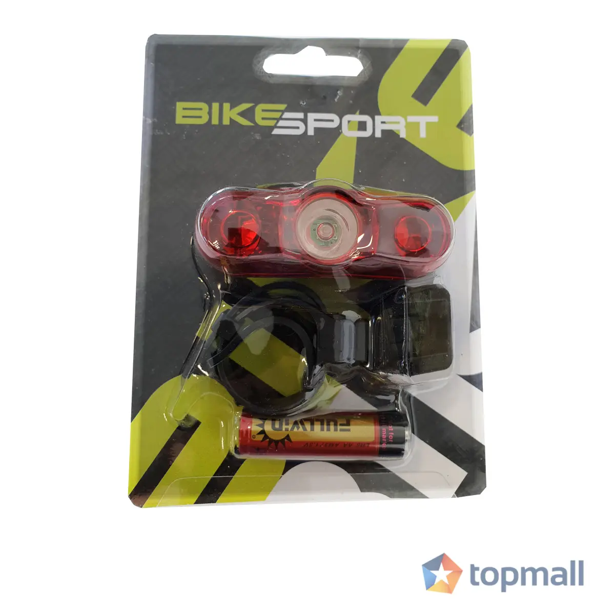 Аксесоар за велосипед Bikesport, Задна светлитна DL90402, LED, с батерии Светлинки, 27745
