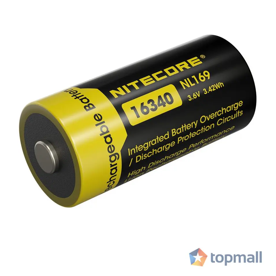 Акумулаторна батерия CR-123 LiIon 3,7V 16340 950mAh NITECORE, (35933967)